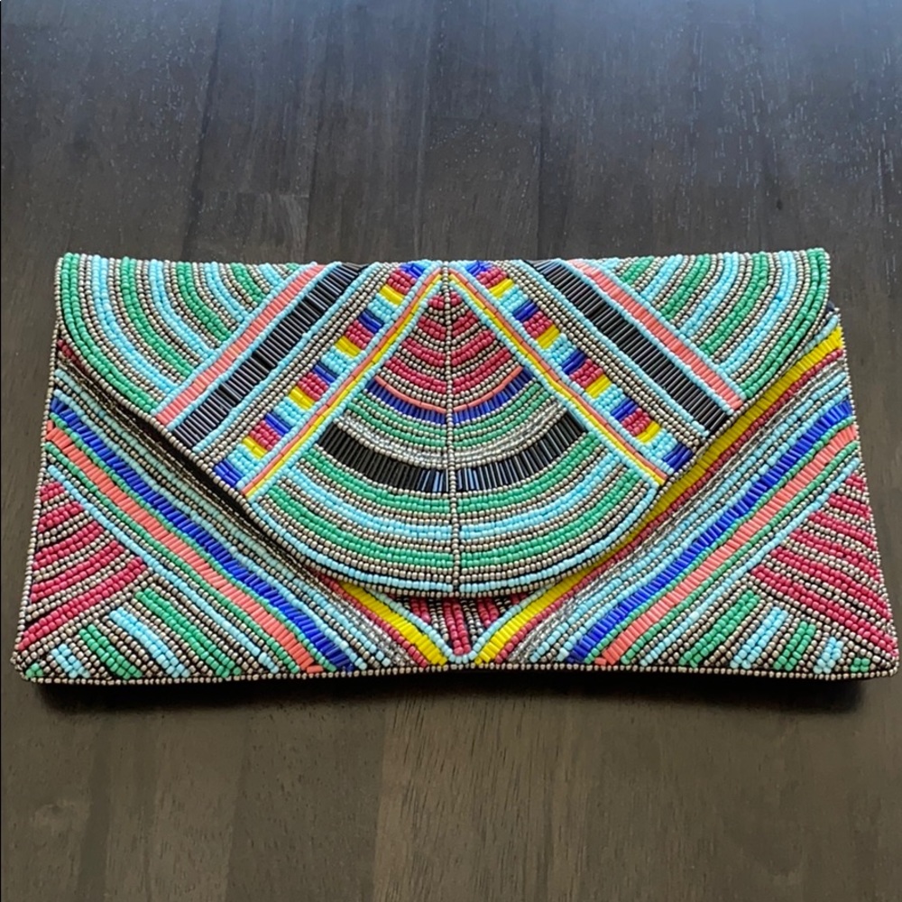 Francesca’s beaded clutch